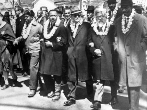 MLK and AJH Marching