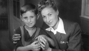 Michael Stolowicki with his rescuer Gertruda Babilinska